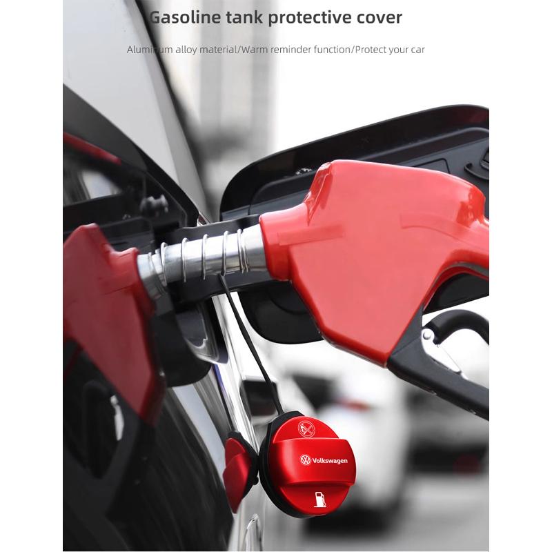 Per VOLKSWAGEN Copertura dello sportello del serbatoio del carburante Adesivi per tappo del serbatoio del gas Per Volkswagen R-Line R GTI Polo T5 Golf Passat Scirocco Je