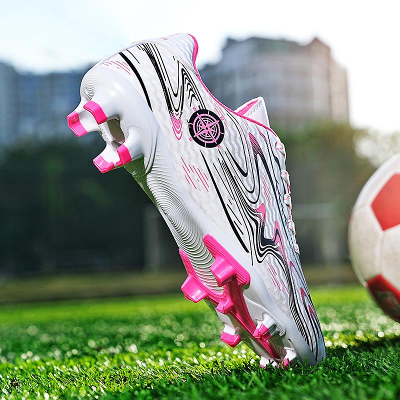31-44 High Quality Shock Absorption Anti-skid and Wear-resistant Long Spike Outdoor Sports Training Football Shoes