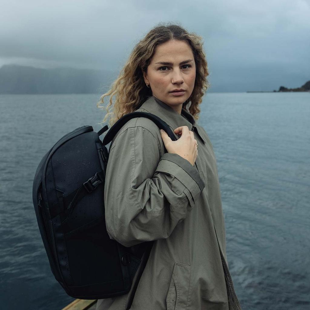 BECKMANN Norway STREET GO Backpack, Black, for Men and Women, Large Capacity, Perfect for Computers, Business, Commuting, and School, Scandinavian