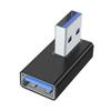 USB 3.0 Male To Female 90 Degree Right Angle Extension Adapter USB Upward Connector Data Sync for Laptop PC USB Fan
