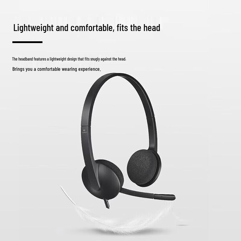 Logitech H340 USB Stereo Headset with Microphone