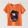 Jujutsu Kaisen Toji Anime Print Boys Girls Cotton T Shirt Kids Short Sleeve Top Casual Soft Children Clothes