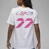 Air Jordan Graphic Print Crew Neck T-Shirt Men Tops White FD0623-100