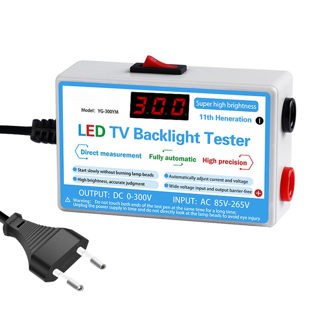 LEDs Lamp Bead TV Backlight Tester LCD Digital Display Multipurpose Testing Tool for 0-300V LEDs Lights