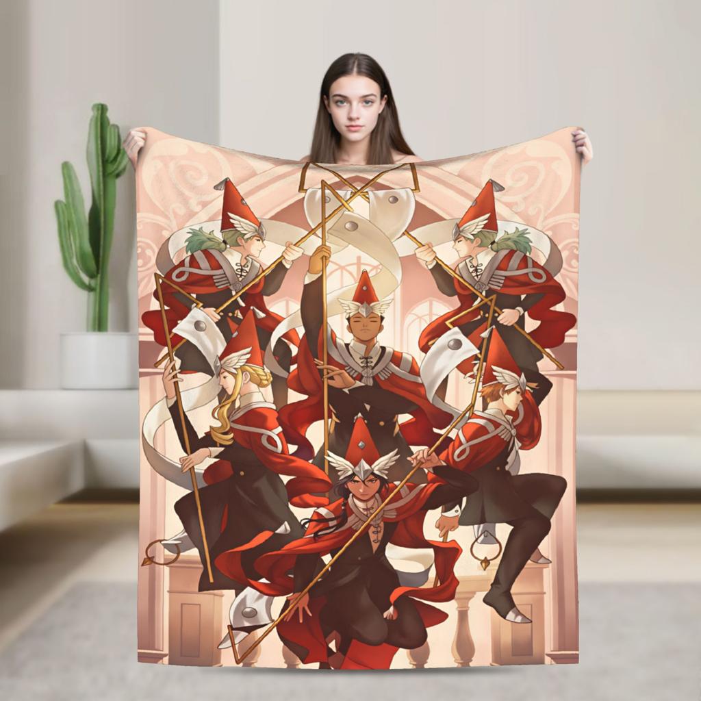 Witch Hat Atelier Blanket Decorative Flannel Bedding Throws For Couch Chair Warm Custom DIY Quality Bedspread Gift Idea