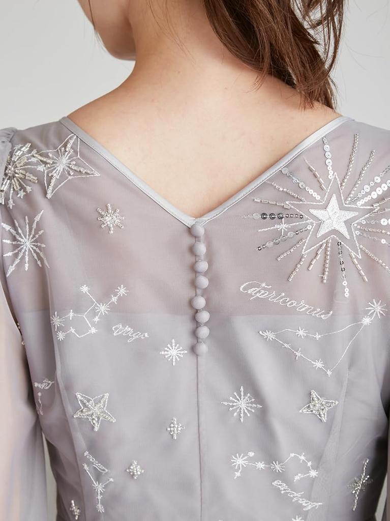 For Starry Tulle Dress CWFO261301LGRY36 [YUMIKATSURA CELFORD]