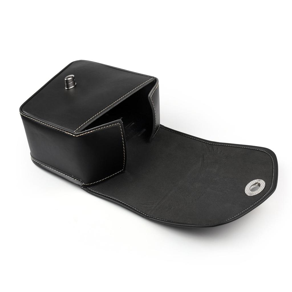 PU Leather Left Right Side Saddlebag Saddle Bag For Harley Sportster XL 883 XL 1200