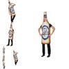 Halloween Beer Bottle Costume With Printed Pattern For Cosplay And Party Celebrations