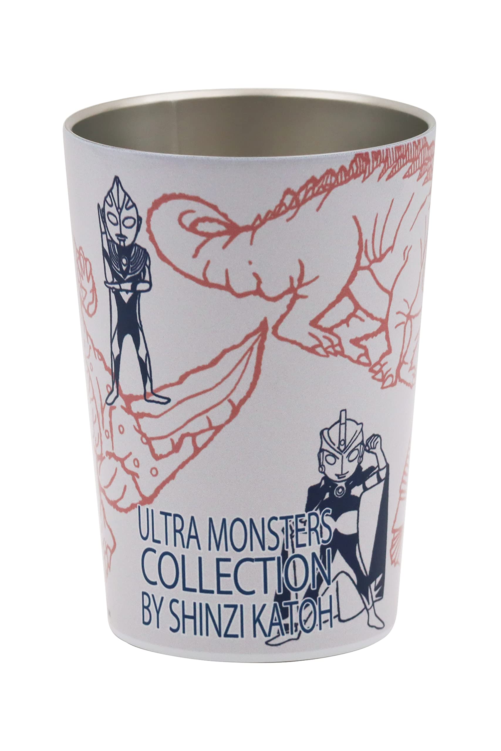 

Стакан OGURA Ultraman из нержавеющей стали для магазинов у дома, кофейная чашка 450 мл, вакуумная термоизоляционная холодная кружка VS Monsters
