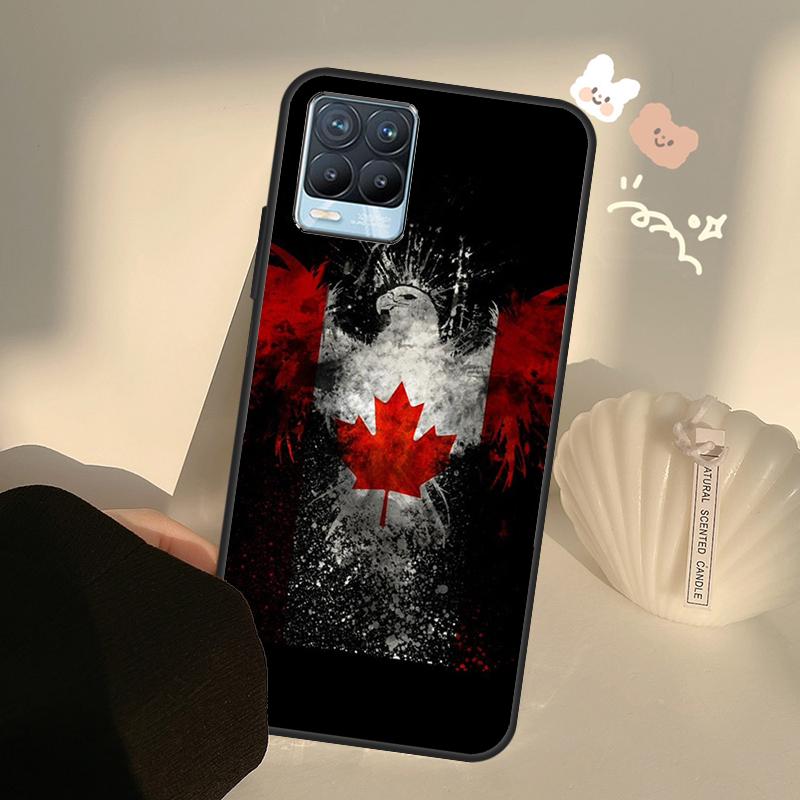 Canada Canadian Flag For Realme 8 9 Pro Plus GT Neo 2 GT Master 9i 8i Phone Case For OnePlus 9 10 Pro 9R Nord2