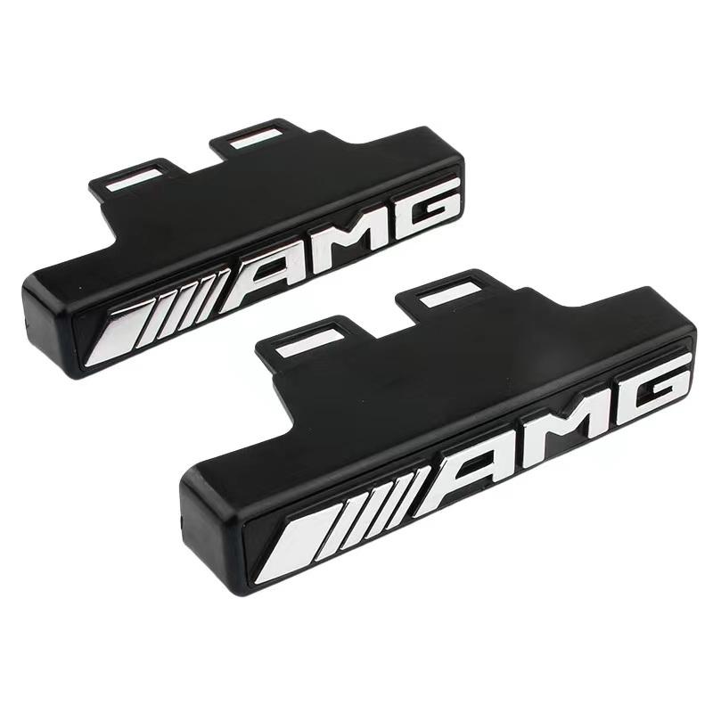 80x35mm Car Front Hood Grille Emblem Badge for Mercedes Benz AMG G Class W463 W464 G63 G65 W204 W205 W210 W211 Accessories VE1