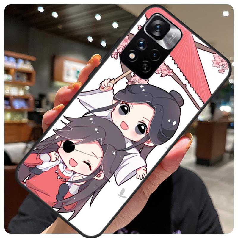Tian Guan Ci Fu hua cheng xie lian For Redmi Note 11 Pro Case For Redmi Note 12 8 9 10 Pro 8T 9S 10S 11S 12S 12C 9C 10C Coque