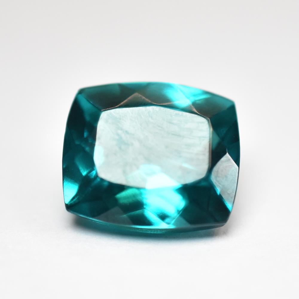 Natural Green Tourmaline Loose Gemstone 7 Ct Cushion Cut Brazilian for Jewelry October Birthstone
