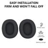 1 Pair Replacement Ear Pad for W830NB Bluetooth-compatible On-Ear Headphones Soft Leather Ear Cushions Foam Cover