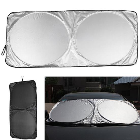 Folding Jumbo Front Car Window Sun Shade Auto Visor Windshield Block Cover