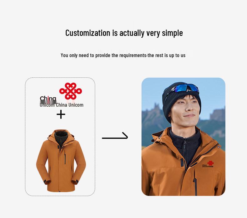 Men's Custom Logo Camouflage Workwear Jacket - Autumn/Winter