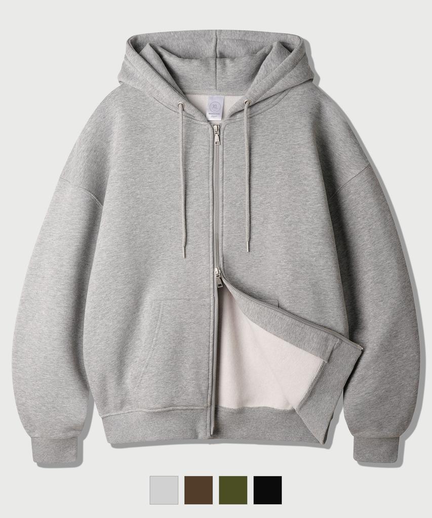 Jemut [2Pack] Netro Oversized Zip-Up Hoodie Ishd2682