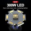 300W LED Hochleistungs-Taschenlampe Long Shot 3500M Starke Lichtlaterne Wiederaufladbare Lampe Outdoor Camping Wanderlichter