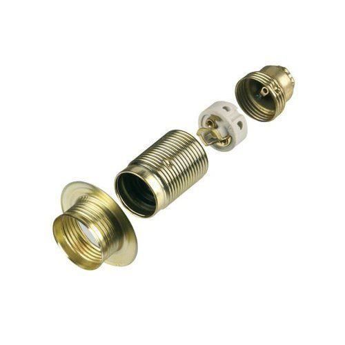Socket E 14 - REV Ritter - 0503080555 - Metal - White - 1 Bulb Required