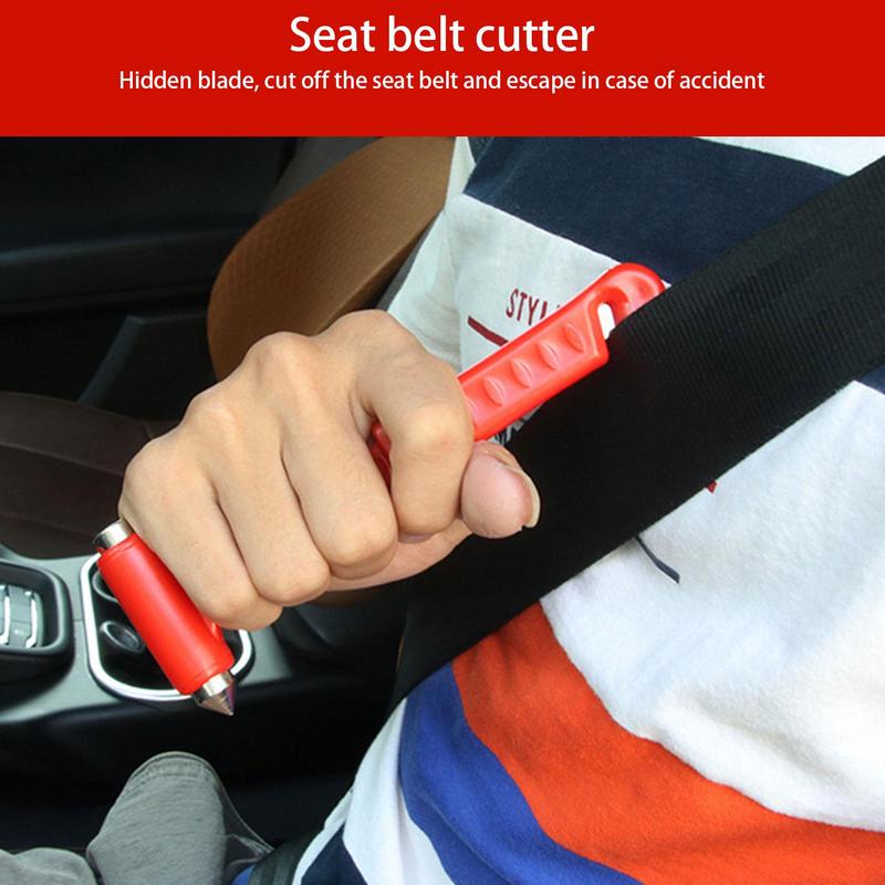Car Safety Hammer 2 In1 Car Safety Hammer Window Breaker Seat Belt Cutter Portable Car Safety Hammer Emergency Escape Tool