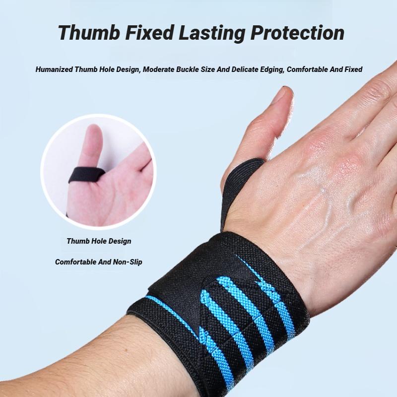 Adjustable Wristband Wrist Support Sports Gloves Brace Straps Weight Lifting Wraps Bandage Protective Gear Strap Guards