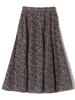 Ships Colors MULHOUSE Machine Washable Leopard Print Flared Skirt, Women's, Brown, Size S, 223250015