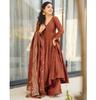 Indisk Bollywood Festdrakt Salwar Kameez Dame Bollywood Pakistansk Kjole Bukse Dupatta Sett
