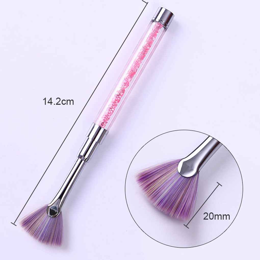 Nail Art Brush Painting Dipping Dotting Glitter Powder DIY Manual Manicure Washable Home Personalized Applicator