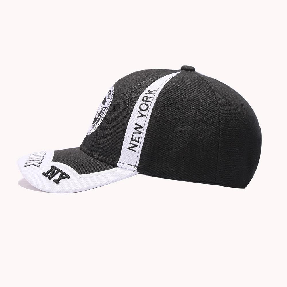Spring and Summer New Peaked Cap 3D Three-dimensional Embroidery Letter Baseball Cap Sports Racing Cap for Men and Women