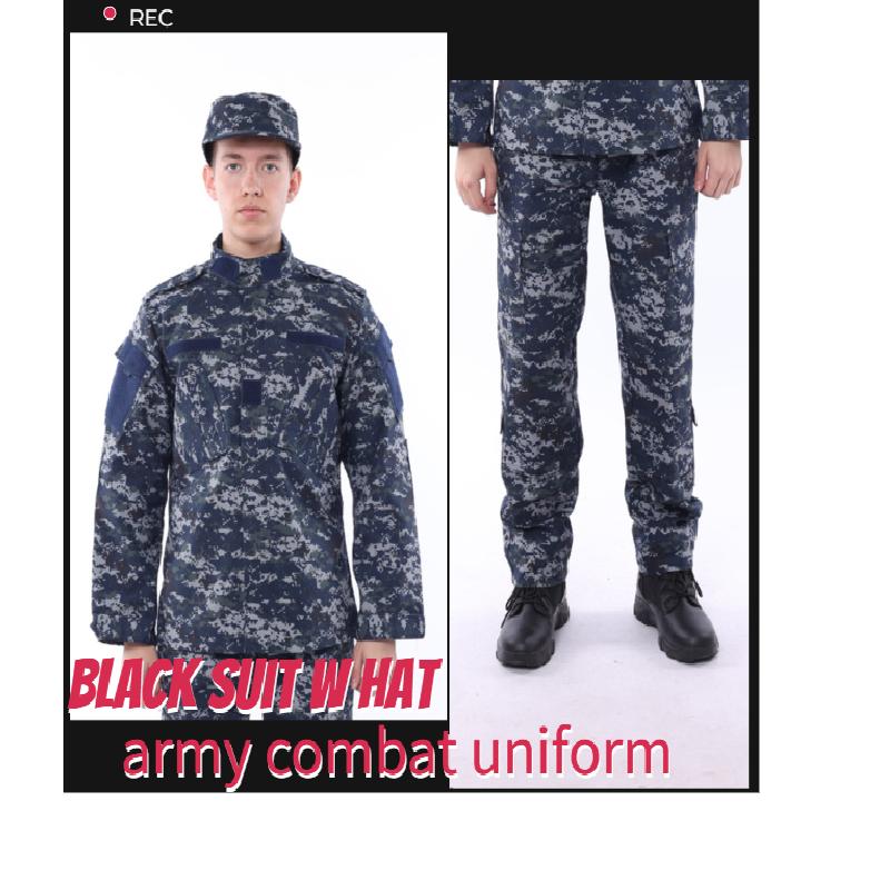 

U.S Marie Navy Blue Army Combat Uniform For Adult Unisex S