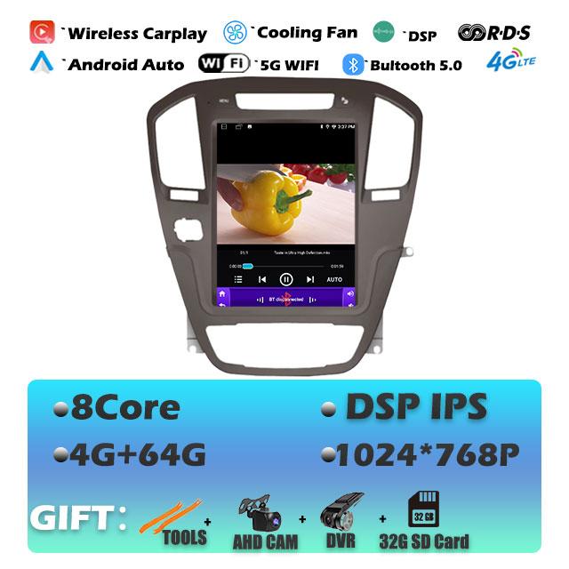 1024*768P For Opel InsigniaBuick Regal 2009-2013 Android 14 Car Radio Multimedia Video Player Navigaion Head Unit Stereo Audio