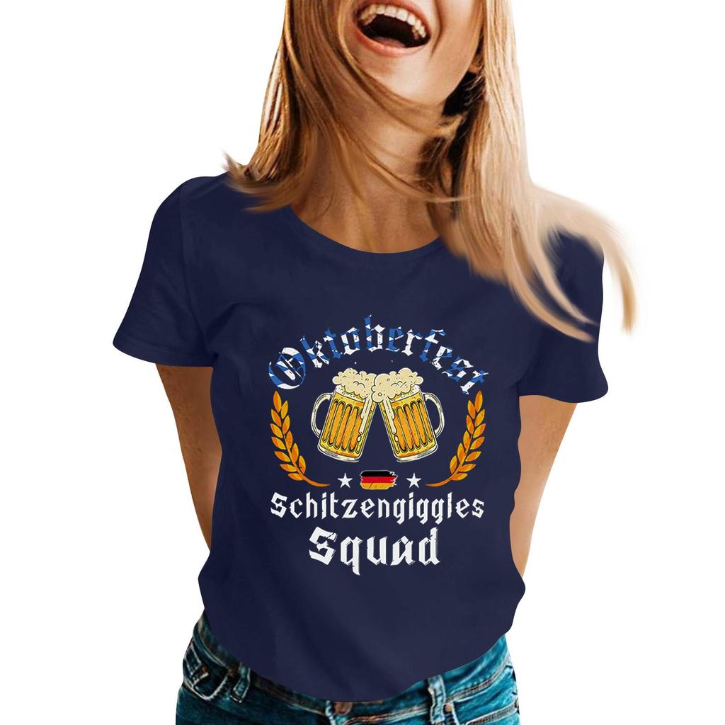 Fashion Casual Unisex Letter Print T-Shirt with Festival Graphic Design - Short Sleeve Round Neck Tee for Men and Women