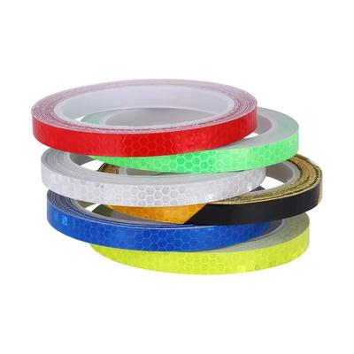 Sale 6 Colors Motorcycle Rim Tape Reflective Wheel Stickers Warning Effect Decals Vinyl Waterproof Bright Car Stickers