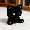 Cute Plush Sitting Cat Toy Soft Stuffed Animal Doll Lovely Huggable Kids Room Decoration Pillow Companion Gift for Friends Kids