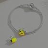 Copper Halloween Charm Spooky Ghost Pumpkin Pendant For Women Men Making Diy Bracelet Party Jewelry Gift