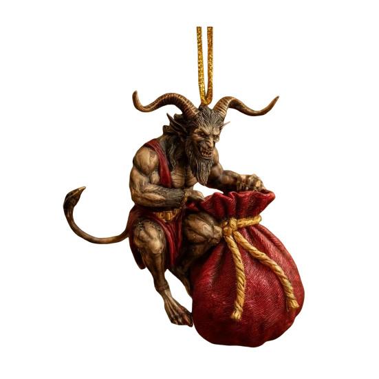 Christmas Ornaments Scary Folklore Xmas Tree Hanging Decoration Horror 2D Acrylic Ornaments for Xmas Tree Holiday Party Decoration