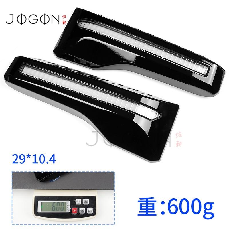 LED Daytime Running Light DRL Car Front Headlight Side Wing Fog Lamp Cover Trim For Toyota Land Cruiser 250 Prado LC250 2024+