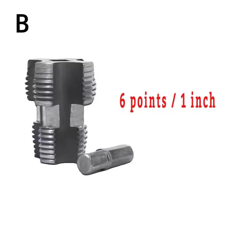 Pvc Pipe Thread Maker Tool Set For Electric Drill Accessories Plastic Water Pipe Threading Module Pvc Thread Tools Round Die Set