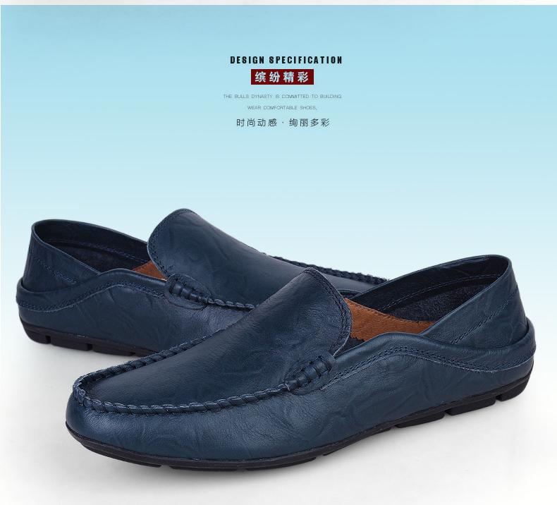 High Quality Men Casual Shoes Genuine Leather Mens Loafers Luxury Designer Moccasins Versatile Male Slip-On Shoes Driving Shoes