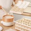 Fresh-Keeping Dumpling Storage Box Anti-slip Sealed Preservation Box Wonton Storage Box For Home