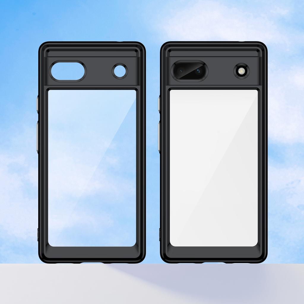 For Google Pixel 6A Clear Case For Google Pixel 6A 7A 7 Pro Cover Funda Funda Hard Translucent Shockproof Phone Bumper Pixel 6A
