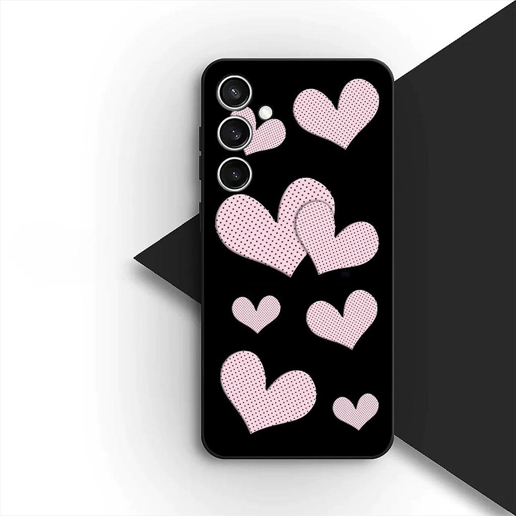 Star Dark Red Heart Love Phone Case for Xiaomi Redmi Note 12 11 10 A3 Pro 10A 10C 12C Note12 5G 4G Protective Cover