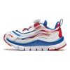 Li-Ning נעלי ריצה קלות ונושמות לילדים נעלי ספורט לילדים לבן כחול אדום YKNU090-15