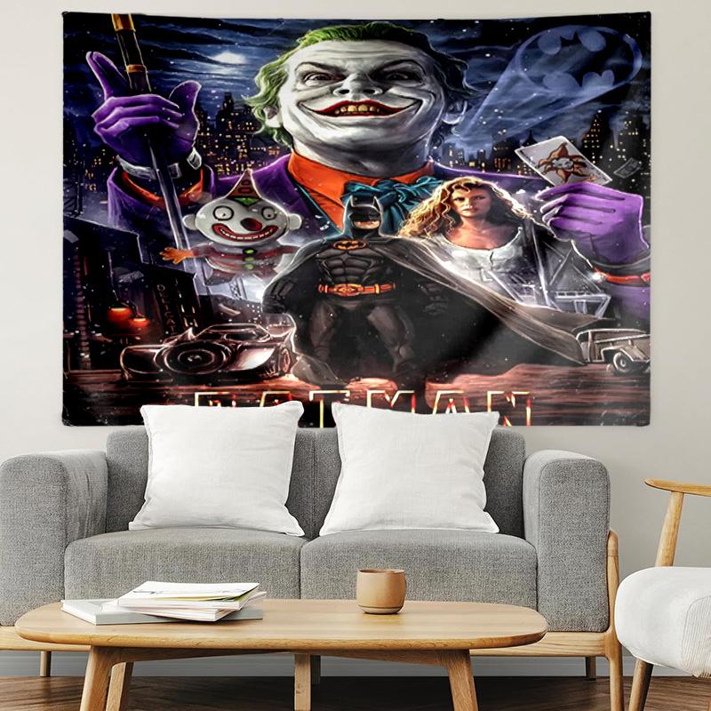 Batman Print Tapestry, Lightweight Wall Hanging, for Bedroom, Dorm, Living Room, Home Art Decor - Birthday Christmas Gift for Friends