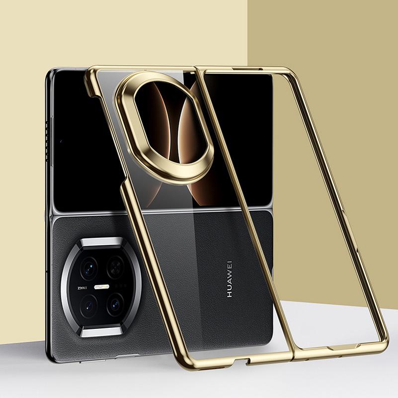For Huawei Mate X7 X6 Ultra Thin Electroplated Transparent Case For Huawei Mate X 7 Hard PC Shockproof Phone Cover For Huawei Mate X7