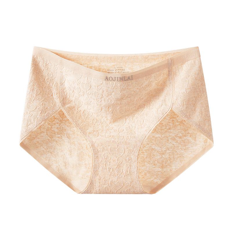 

Premium Women s Jacquard Cotton Briefs - High Split, Antibacterial, Moisture-Wicking, Breathable, Extended Crotch L (for 50-60 kg)