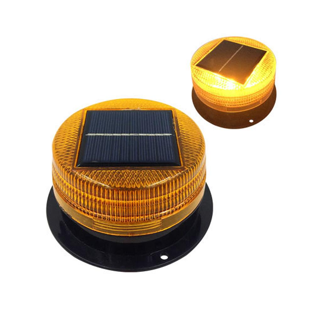 Solar Warning Light LED Automatic Sensor Magnetic Police Strobe Emergency Annunciation Lamp Truck Car Vehicles Caution Beacon