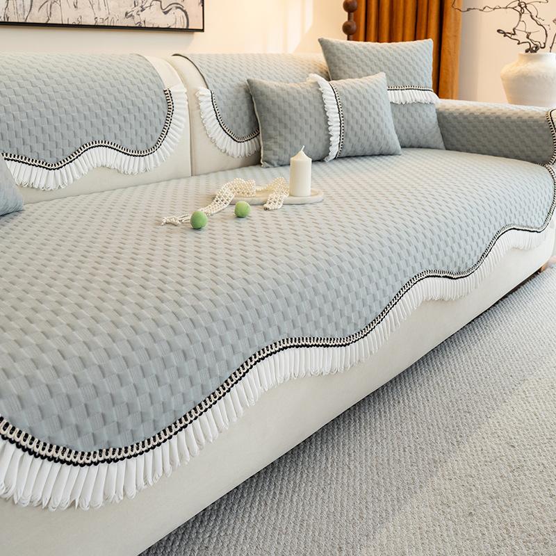 Summer Cool Sofa Cushion Summer Cold Combination Sofa Cushion Fixed  New Cover Towel
