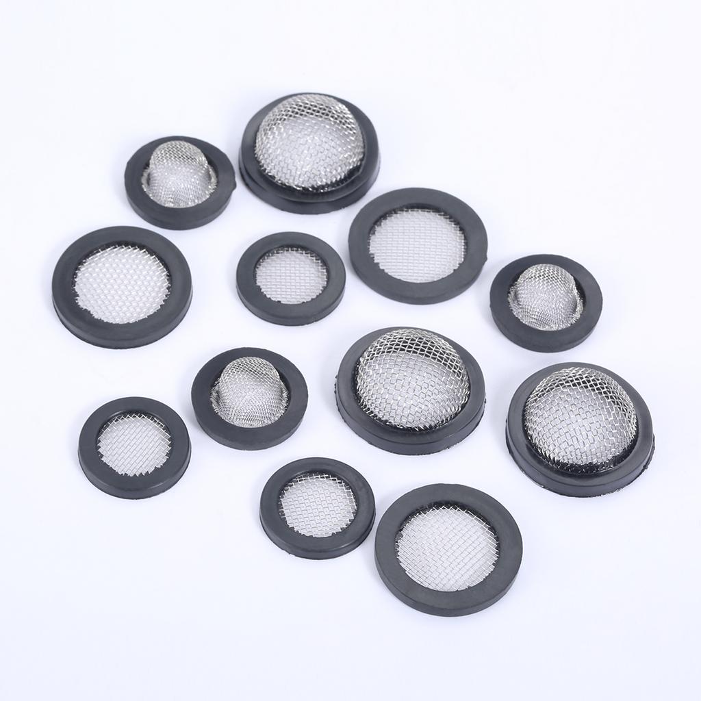 Set 10 Bucăți 1/2" 3/4" Garnitură O-Ring Furtun Garnitură Cauciuc cu Plasă pentru Garnitură Robinet Garnitură Cauciuc Filtre Șaibă Instrument Strecurătoare Chiuvetă