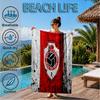 Royal Antwerp Fc Crest Beach Towel, Quick-drying, Easy to Care for, Suitable for Both Fitness and Beach Vacations,Sports Essential